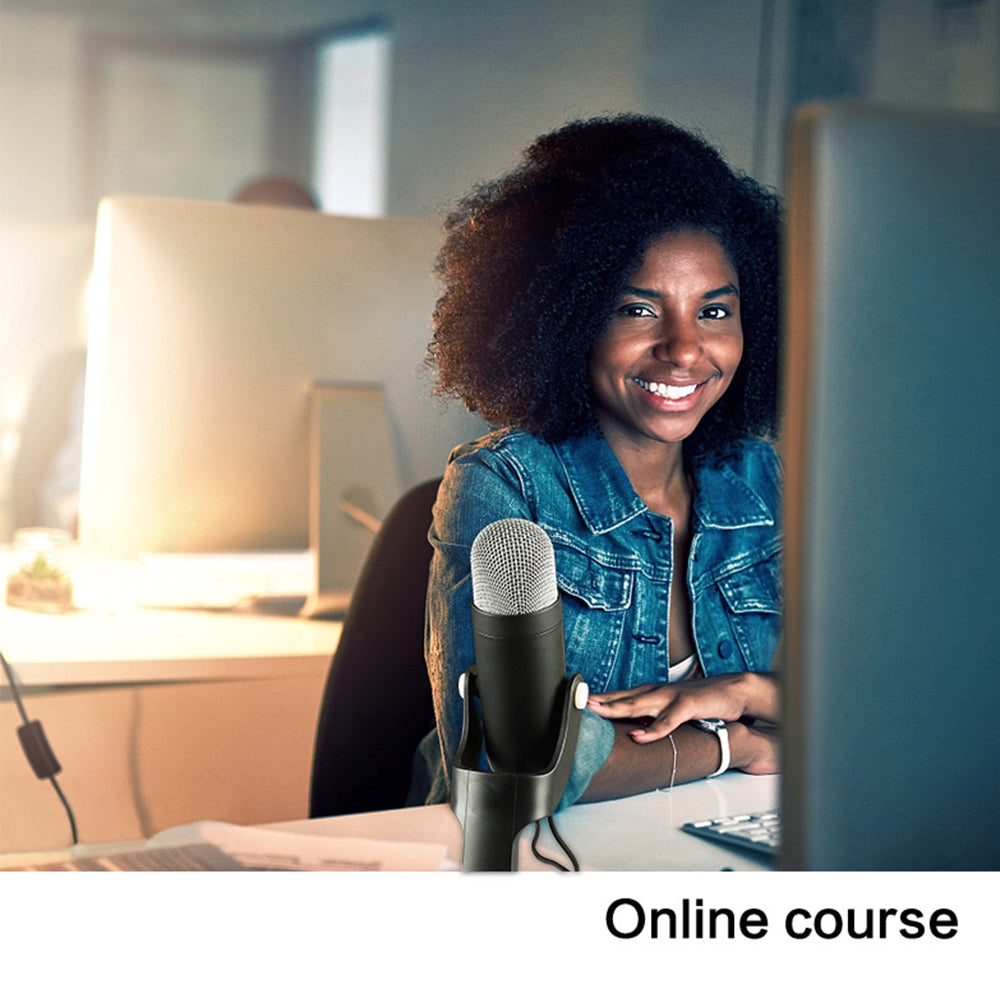 High Quality Computer PC Laptop USB Microphone with stand for Video Recording streaming