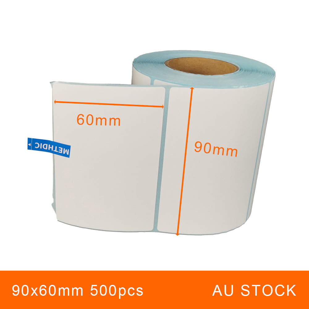 40 Rolls 90x60mm 500pcs High Quality Direct Thermal Labels