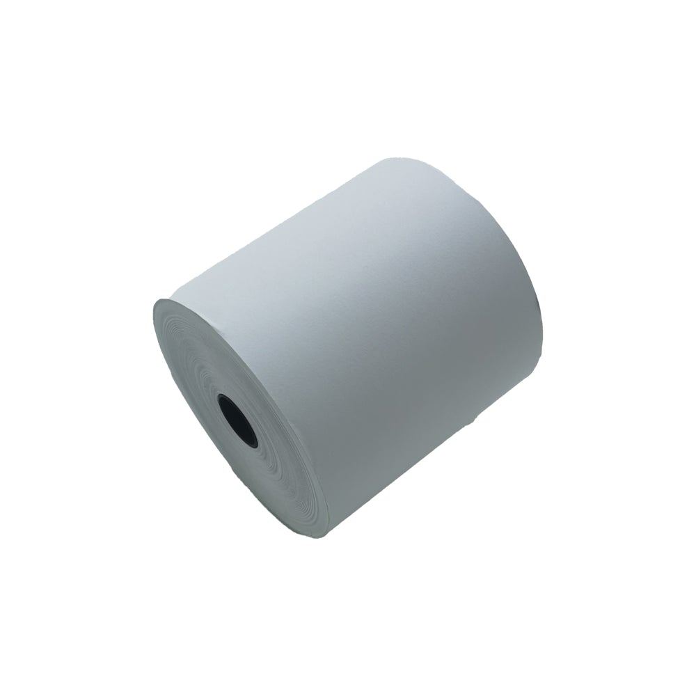 50 Rolls 75x75mm 1 Ply White Bond Paper Cash Register Receipt Rolls Non-Thermal