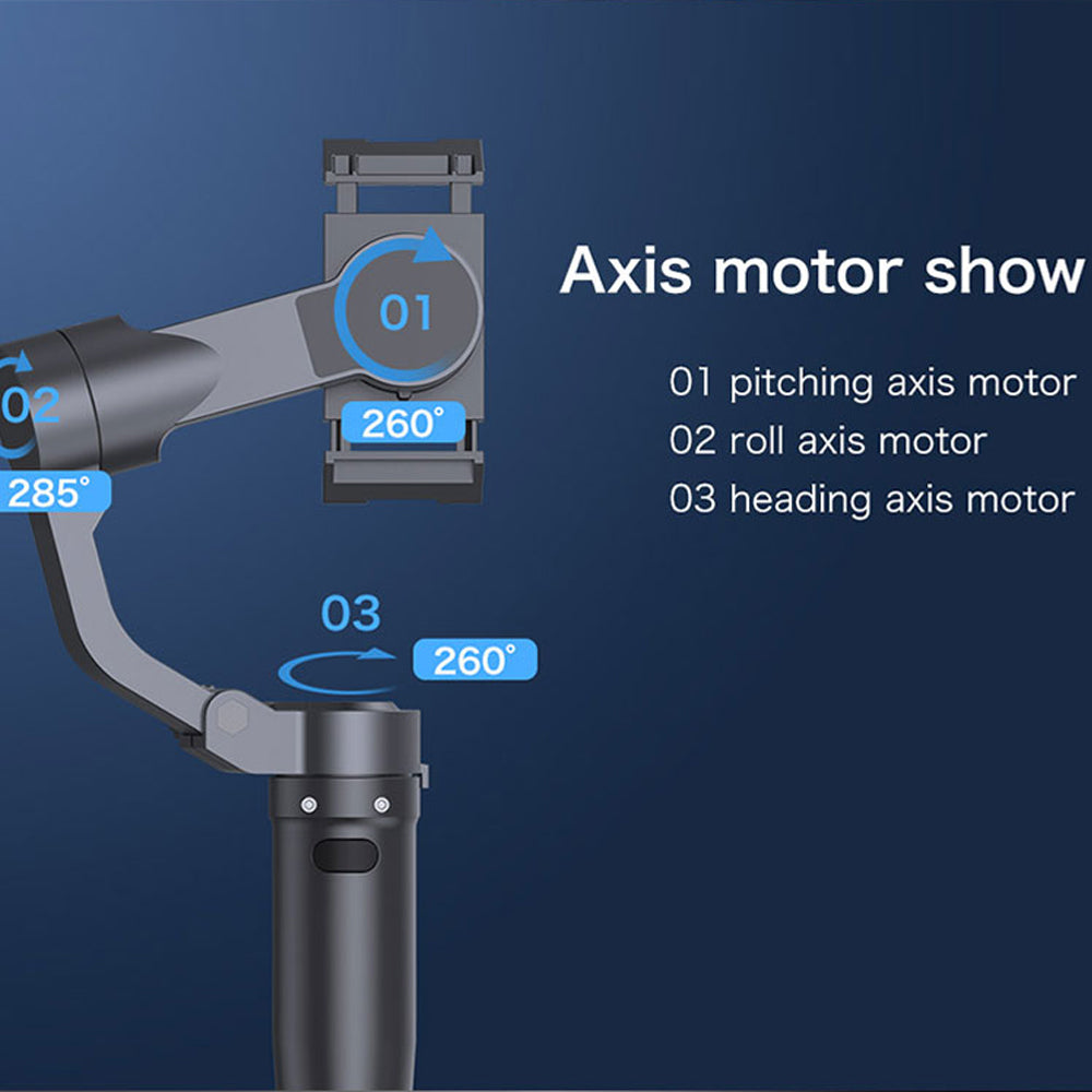 Fy3 Intelligent Three Axis Anti Shake Pan Tilt Foldable Smartphone Gimbal