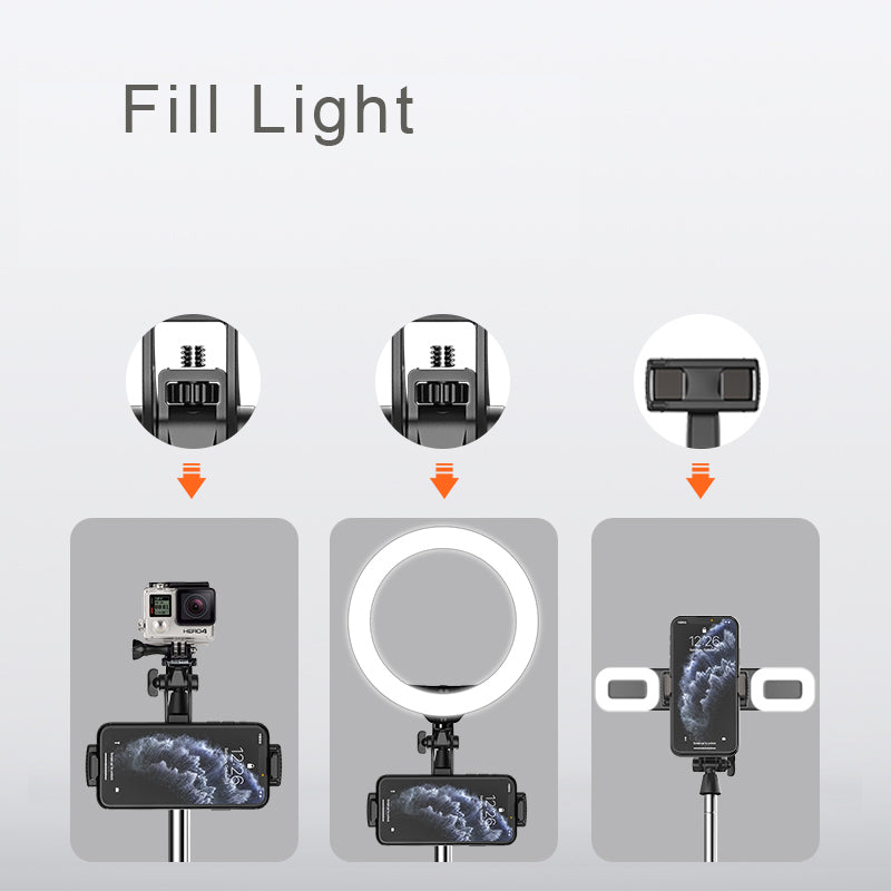 A31-80 360 Degree Rotating Multifunctional Portable Wireless Selfie Stick Tripod For Mobile