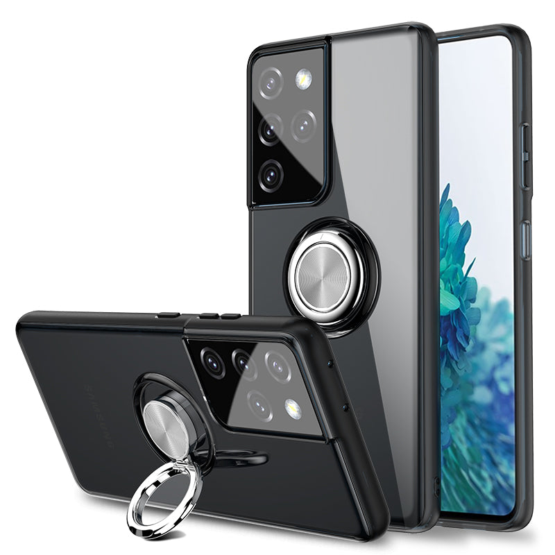 Finger Ring Rotatable Mobile Case for Samsung S21 Ultra