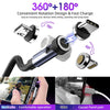 540 Rotate Magnetic Cable 3A Fast Charging USBA TYPE-C TO TYPE-C MICRO IP