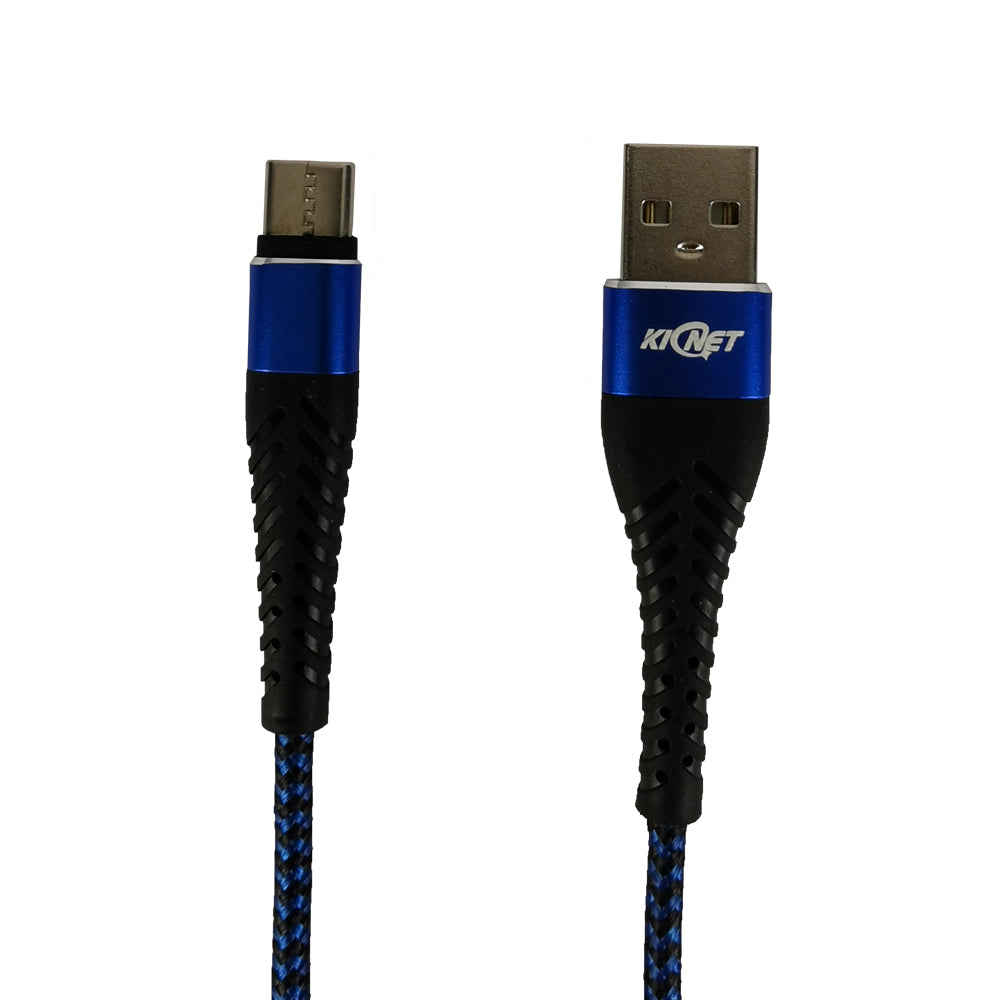 Type-C Mermaid Blue & Black Charging Cable