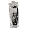 Type-C Double Elbow Cotton Linen Black Charging Cable
