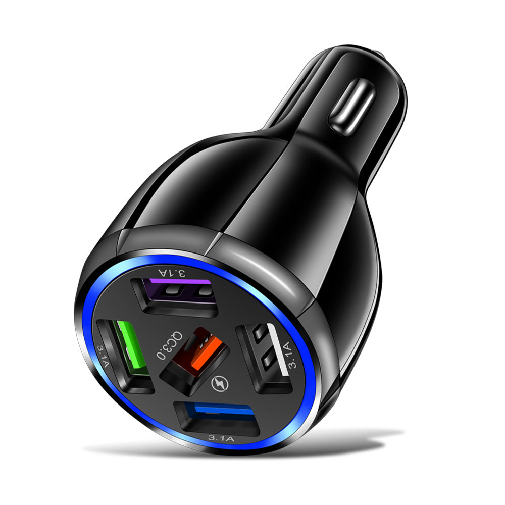 BK359 Car Universal Fast charging QC3.0 5-Ports Charger