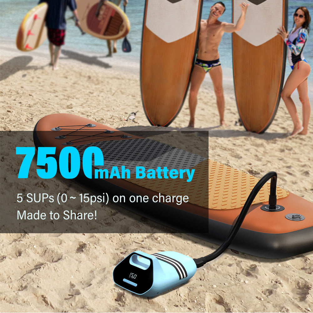 Sup Electric Inflate And Deflate Air Pump Surfing Paddle Board Boat Ka