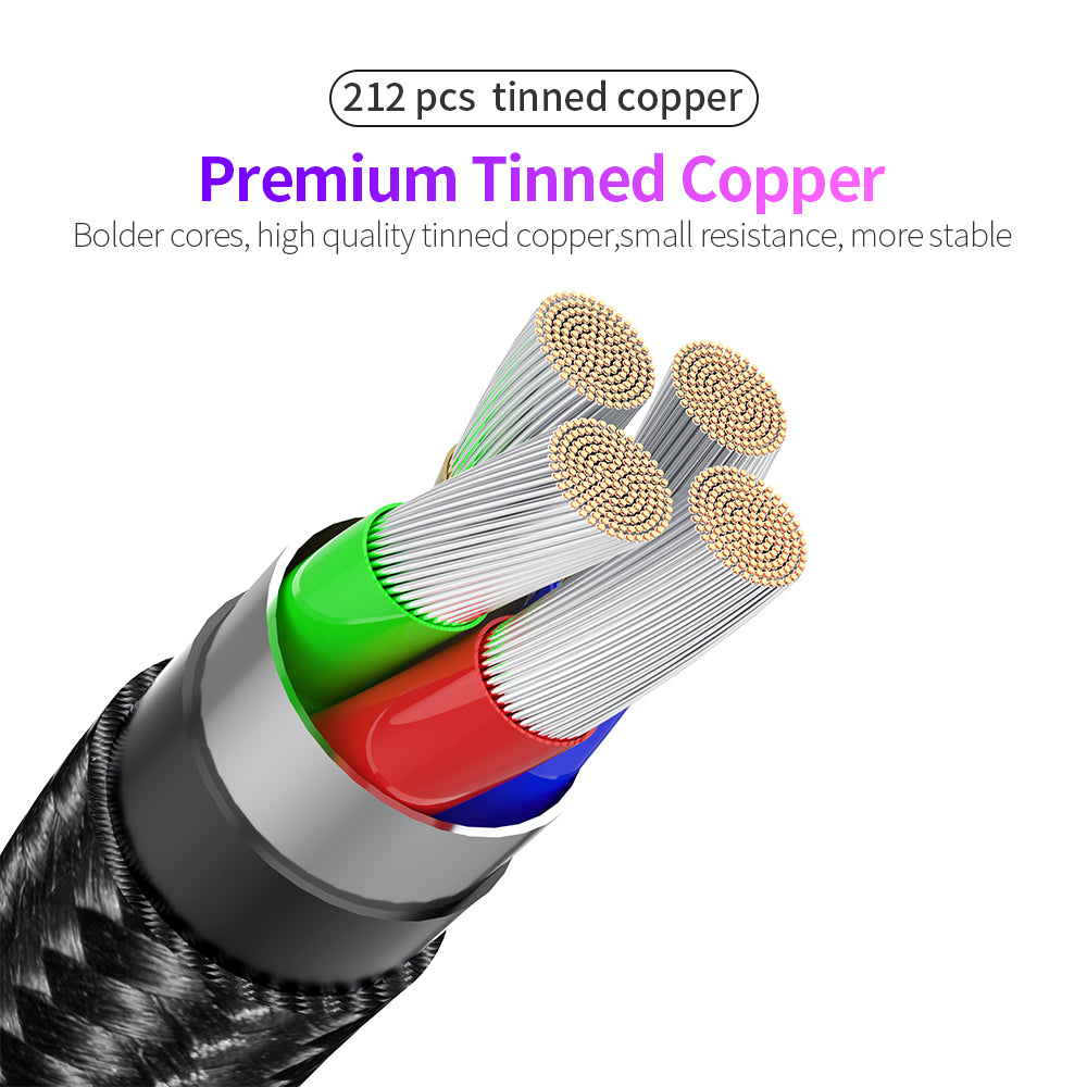 Rotating Elbow Type-C to Type-C 100W 1.2m Mobile Phone Charger Cable