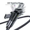 Rotating Elbow USB to Micro USB 1.2m Mobile Phone Charger Cable