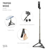 L03 360 Degree Rotating Wireless Portable Selfie Stick Tripod For Mobile & PanTilt
