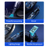 4 in 1 Car Vacuum Cleaner Powerful Vaccuming Tire Air Lighting Monitor Tire Pressure