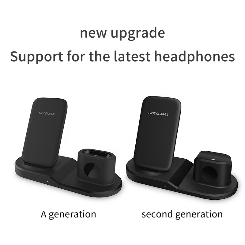 OJD-45 3 in 1 Wireless Charger Fast Charging for iPhone AirPods iWatch