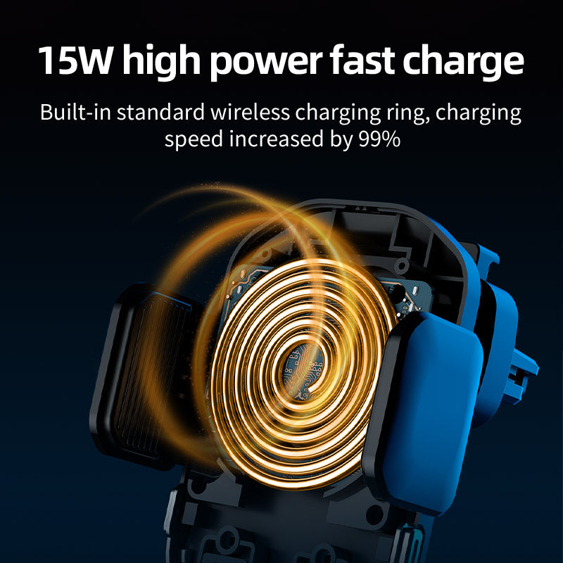 OJD-73 15W Induction Wireless Charger Car Phone Holder
