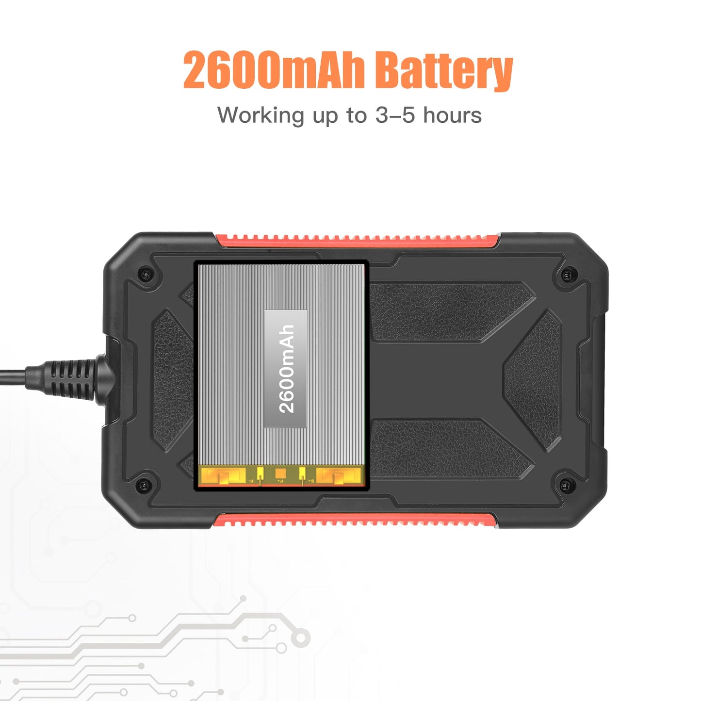 P40 8mm Single Lens Industrial Endoscope 1080P HD 4.3 LCD With 10m Hard Wire