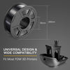 Silk PLA+ 3D Filament 1.75mm Black 1KG/Roll