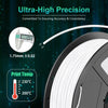 PLA 3D Filament 1.75mm White 1KG/Roll