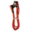 Type-C Double Elbow Cotton Linen Red Charging Cable