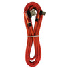 Type-C Double Elbow Cotton Linen Red Charging Cable