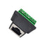 Ethernet RJ45 Female/male To Screw Terminal 8 Pin for CCTV DVR Adapter Connector