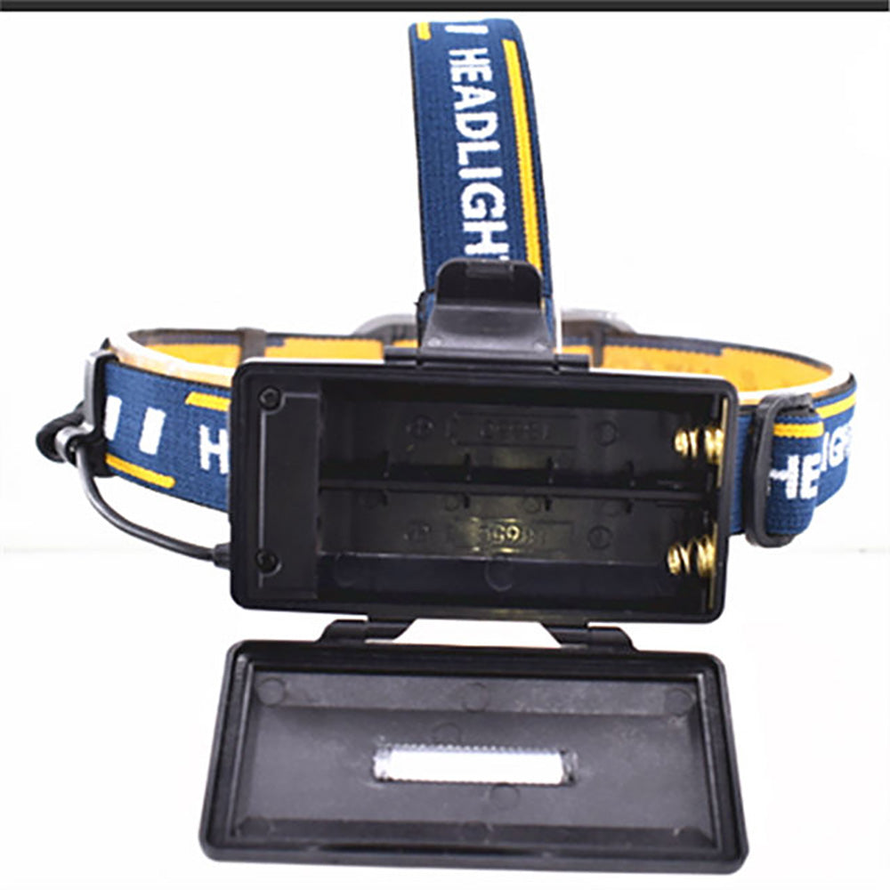 8Led Usb Rechargeable Head Lamp Cob red Outdoor Camping Flashlight