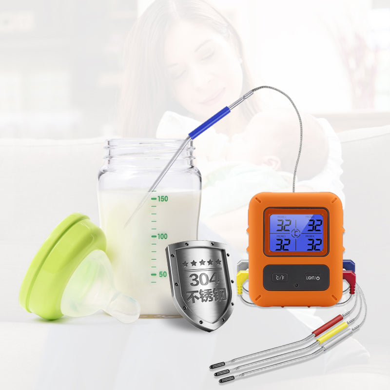 TS-TP40-A Wireless waterproof kitchen 4-pin food thermometer BBQ
