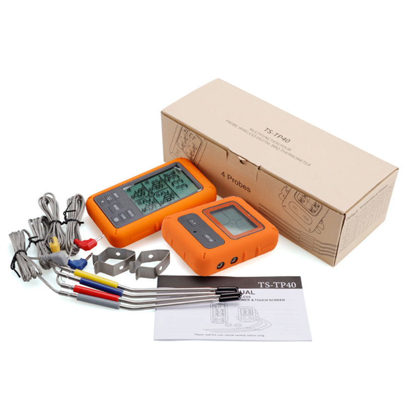 TS-TP40-A Wireless waterproof kitchen 4-pin food thermometer BBQ