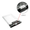 USB 3.0  2.5 Inch HDD External case Transparent Hard Disk Box
