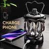 LED Camping Light Portable Retro Lantern USB Rechargeable Waterproof Outdoor