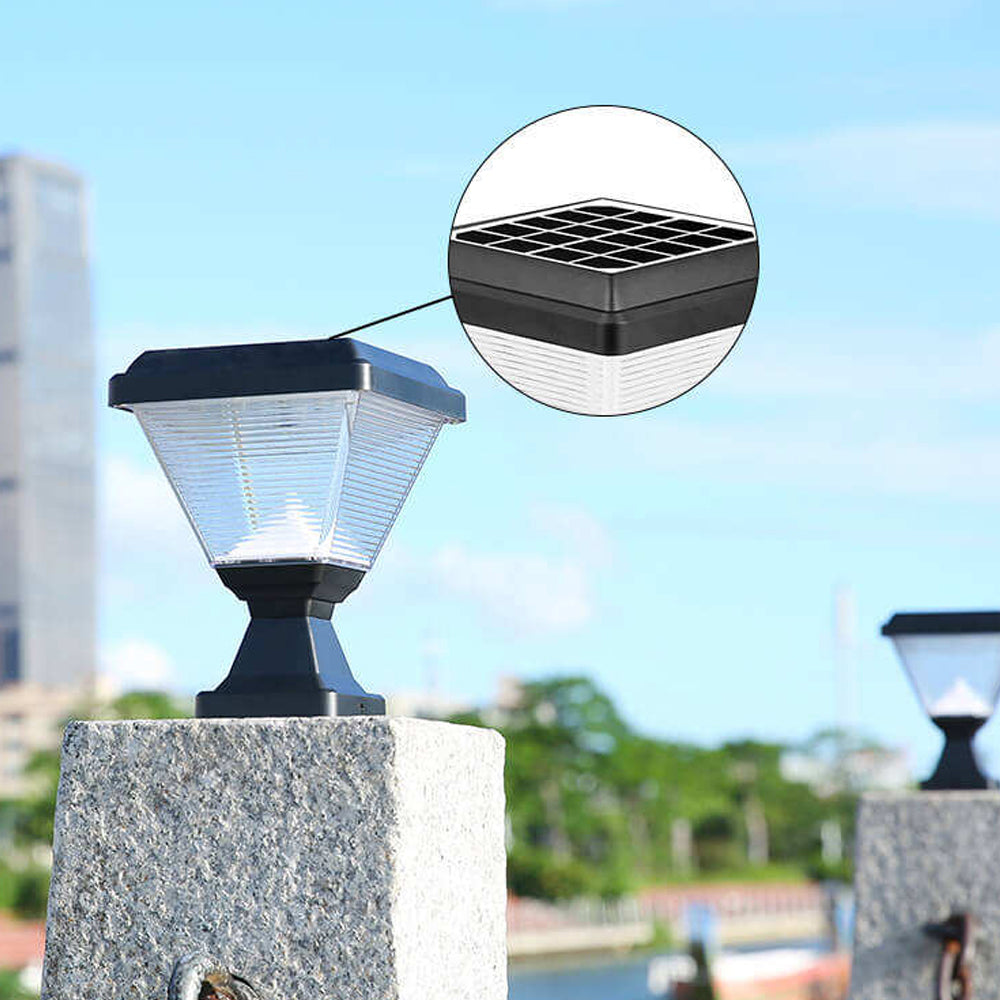 YH011800 Landscape Fence Outdoor Waterproof House Lighting Solar Pillar Light