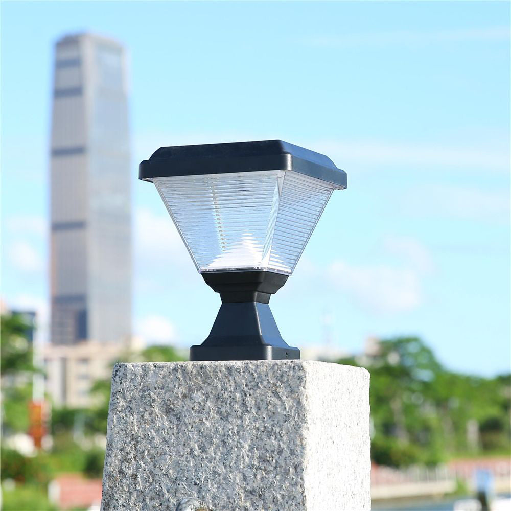 YH011800 Landscape Fence Outdoor Waterproof House Lighting Solar Pillar Light