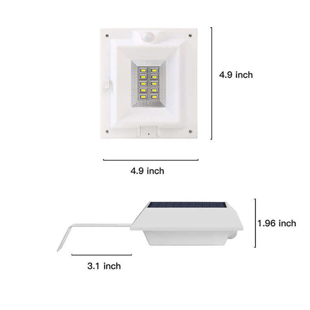 YH0417A-PIR Outdoor Wall Led Solar Garden Light Motion Sensor Light