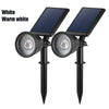 YH0519 Waterproof Led Solar Spot Light  Wireless Outdoor Yard Landscape Light
