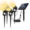 YH0522-4 Dual Head Solar Spotlights Aluminum Landscape Outdoor Waterproof Lights
