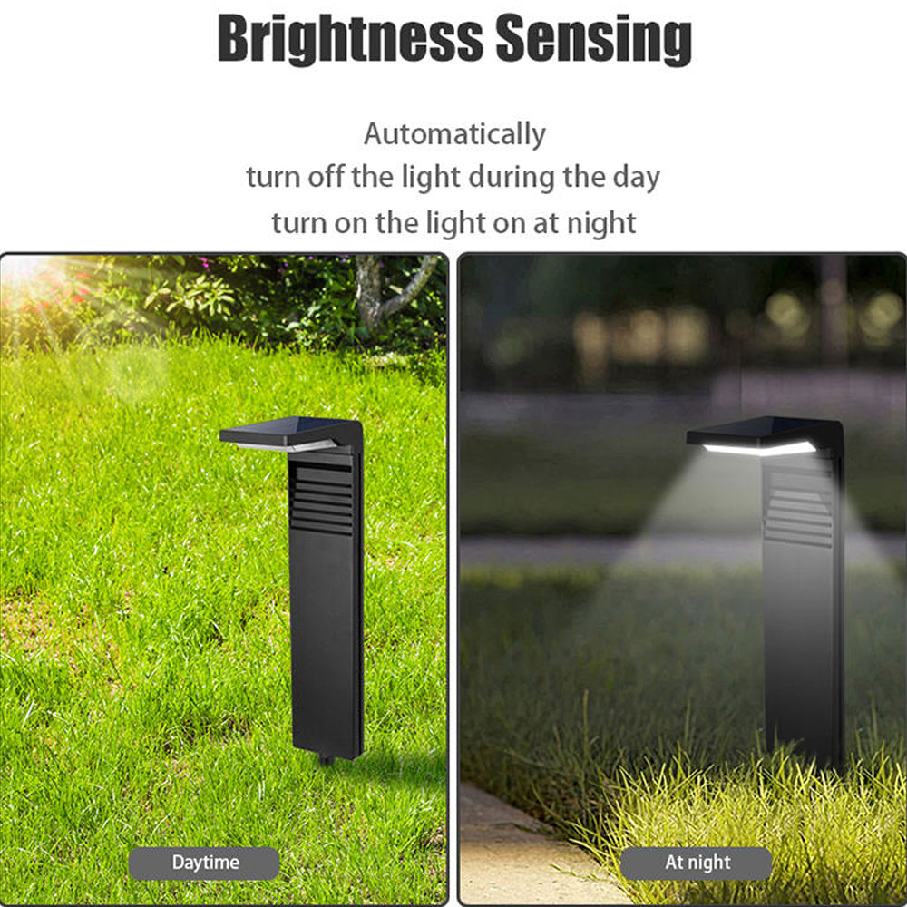 YH0801 Solar Powered Landscape Waterproof Led  Bollard Lawn Garden Lights