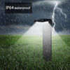 YH0801 Solar Powered Landscape Waterproof Led  Bollard Lawn Garden Lights