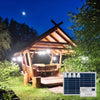 YH1006 12W Solar panel 4 LED bulbs Portable Solar Power  Lighting Kit