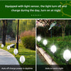 YH1010 Solar Ball Lights Christmas party decoration  led ball egg sphere light