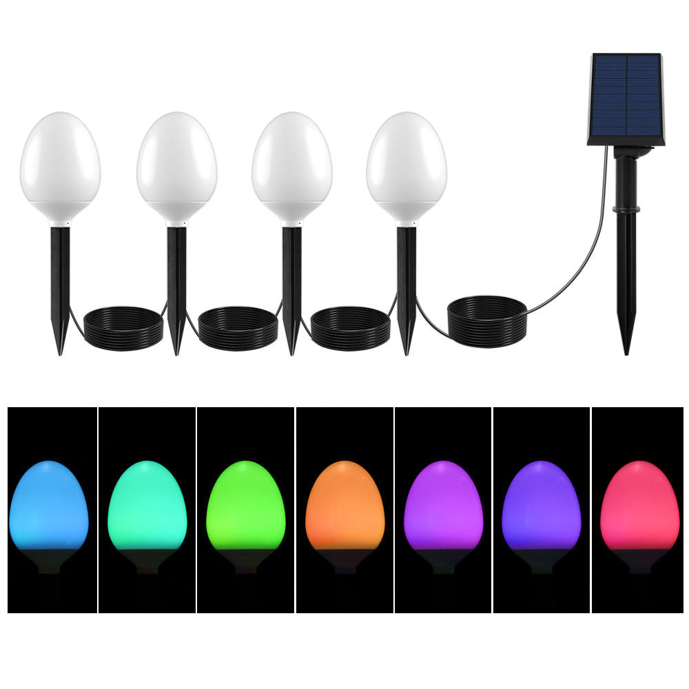 YH1010 Solar Ball Lights Christmas party decoration  led ball egg sphere light