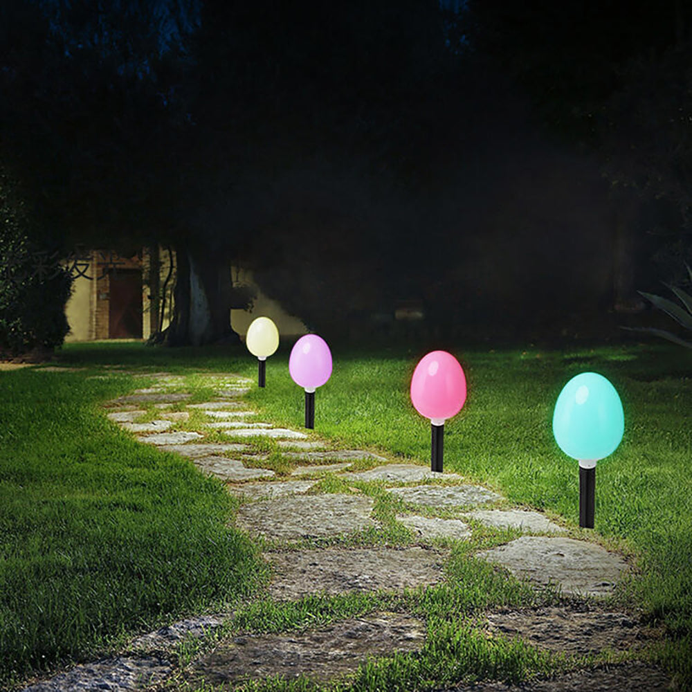 YH1010 Solar Ball Lights Christmas party decoration led ball egg sphere light