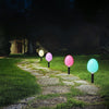 YH1010 Solar Ball Lights Christmas party decoration  led ball egg sphere light