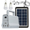 YH1011 2 in 1 Portable mini solar power lighting system kits with music speaker
