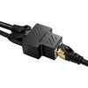2 x RJ45 Ethernet LAN Network Y Splitter Double Adapter Cable Connector CAT5/6/7