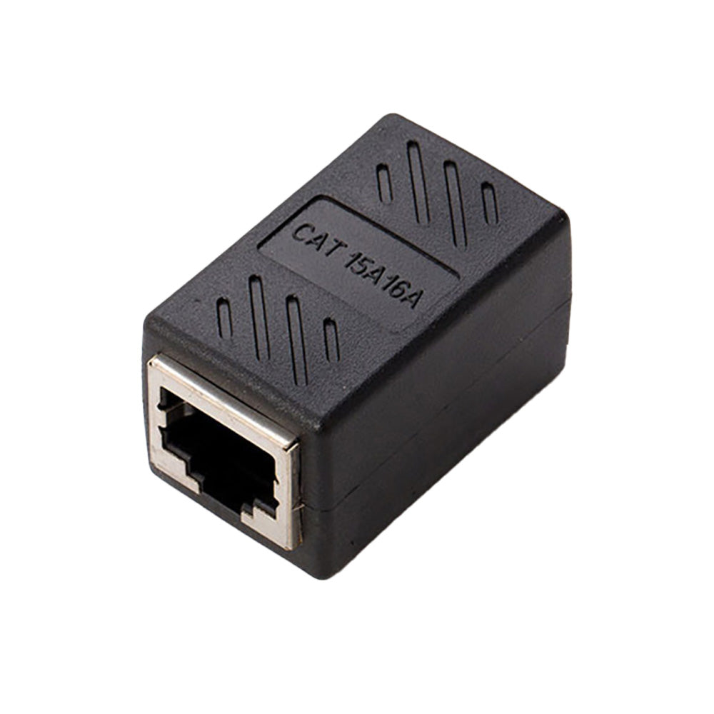 Ethernet Cable Adapter 8P8C RJ45 Lan Cable Extension Connector Female to