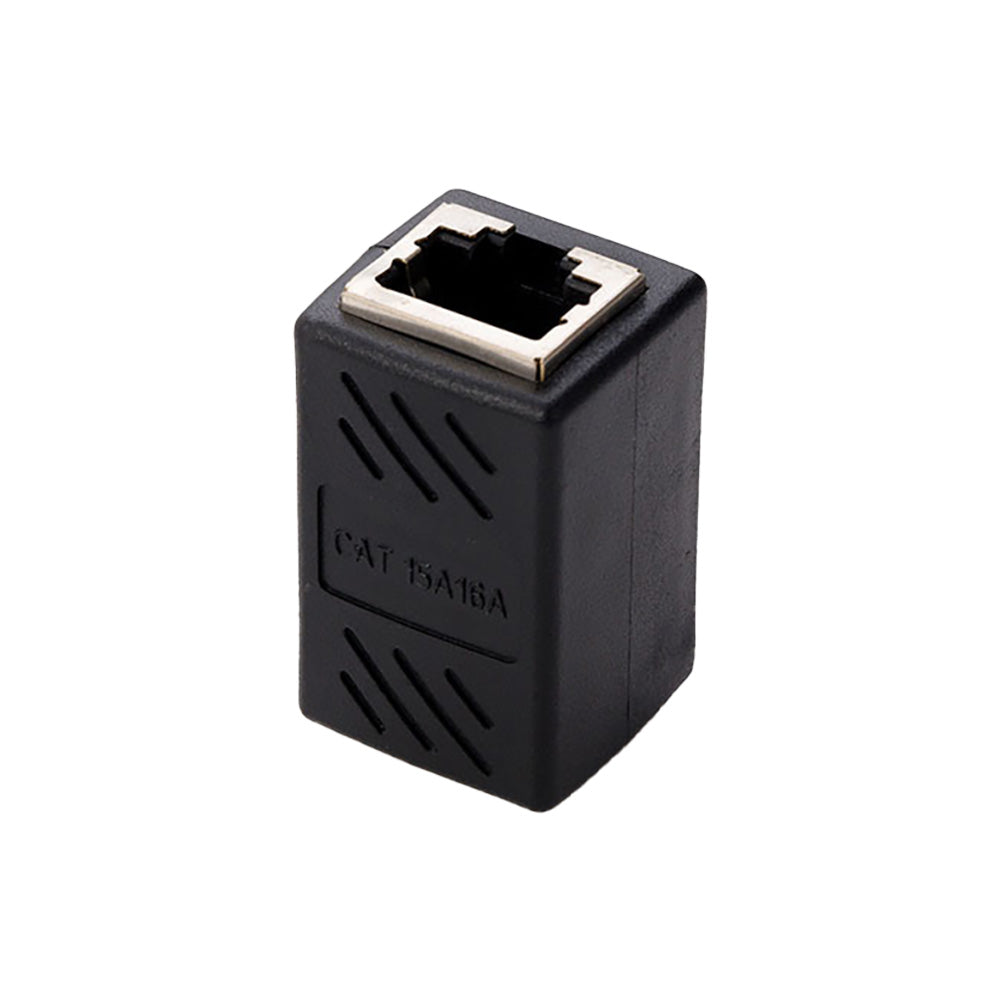 Ethernet Cable Adapter 8P8C RJ45 Lan Cable Extension Connector Female to