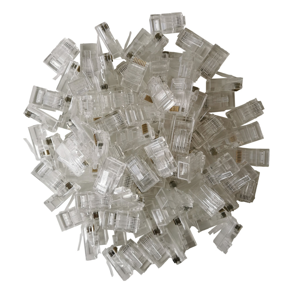 10 x RJ45 CAT5 CAT5E CAT6  CAT7 8P8C UTP Crystal Cable Head Ethernet Connector