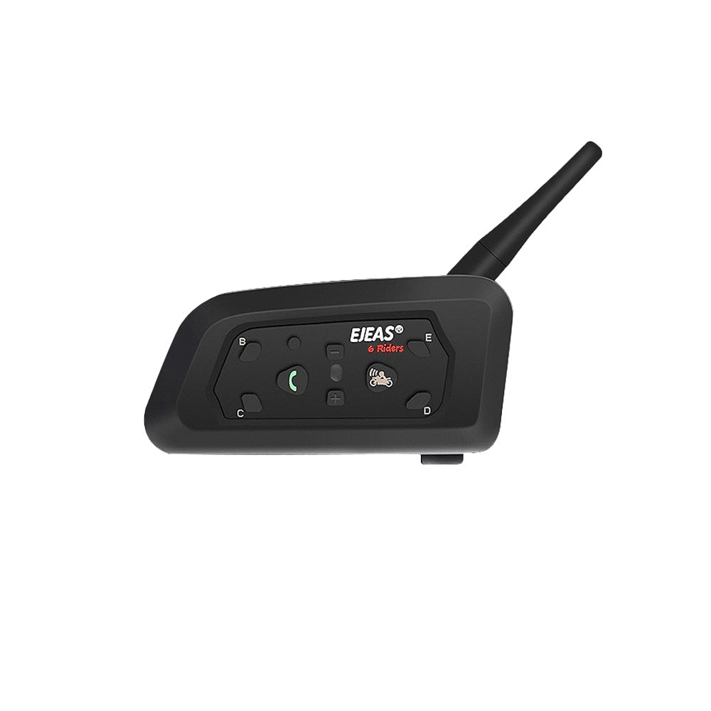 EJEAS V6 Pro 1200m Motorcycle Bluetooth Helmet Intercom CSR 2.4GHz FM 6 Riders