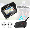 EJEAS V6 Pro 1200m Motorcycle Bluetooth Helmet Intercom CSR 2.4GHz FM 6 Riders