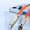 Zinc Alloy Silicone Charge Cable 540 Degrees Magnetic Rotating 100W 6A 1m 2m