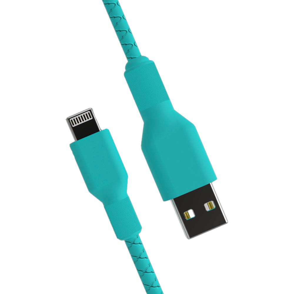 Liquid Soft Glue USB Fast Charger Cable for Apple iPhone iPad Mini Device