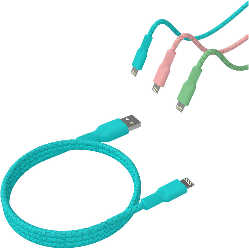 Liquid Soft Glue USB Fast Charger Cable for Apple iPhone iPad Mini Device